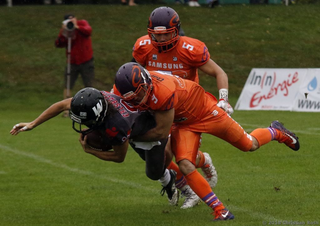 GFL Football: Kirchdorf vs Frankfurt 07:31 25.08.2018