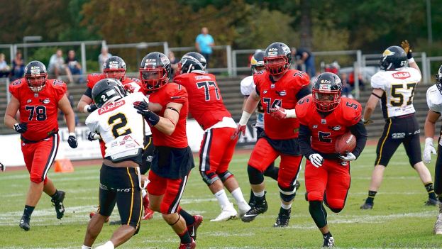 GFL2 Football: Düsseldorf vs Berlin 19:14 09.09.2018