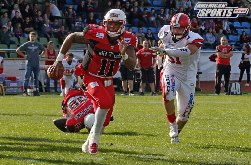 GFL Football: Marburg vs Stuttgart 36:43 26.08.2018