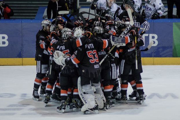 DEL2: Löwen Frankfurt vs. Bietigheim Steelers 5:4 n.V. 24.02.2019