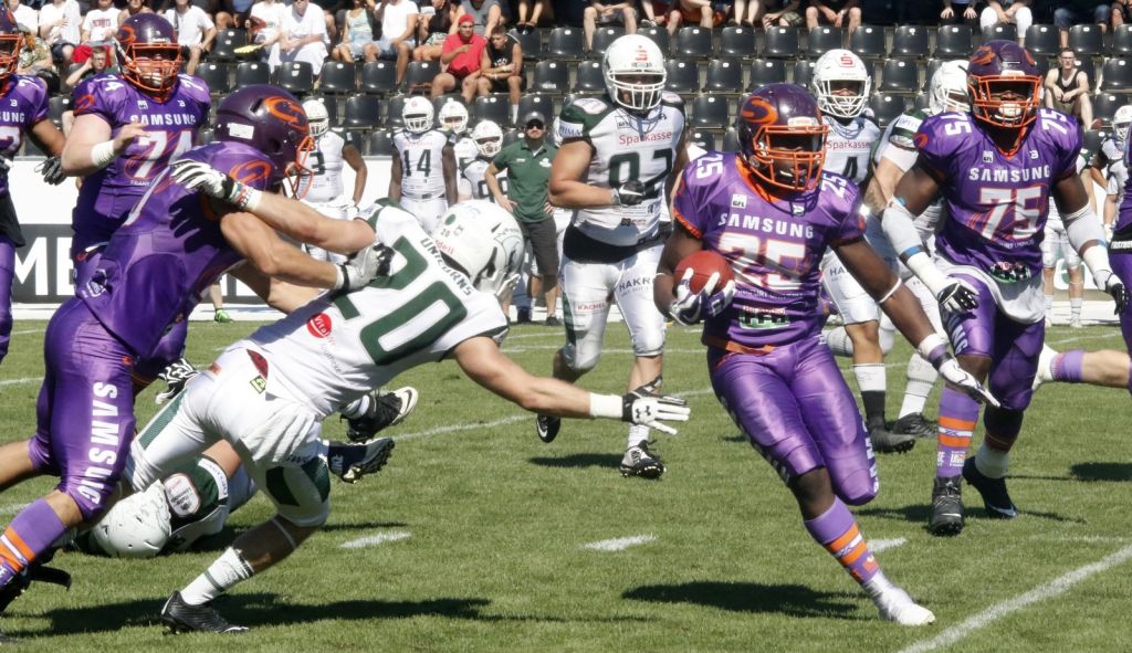 GFL Football: Frankfurt vs Schwäbisch Hall 09:12 05.08.2018